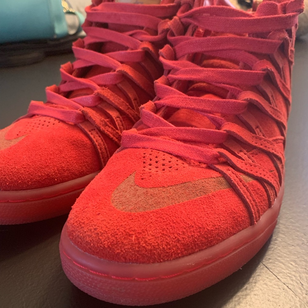 Nike KD7. Bright red suede! Worn twice!